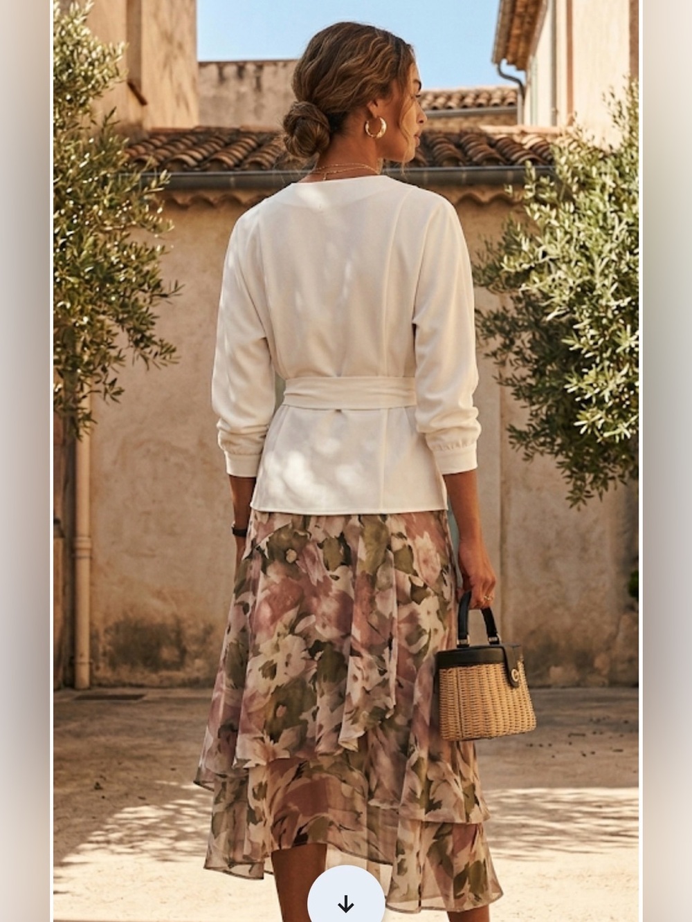 ba&sh Cream Wrap Blouse - Picture 2 of 14